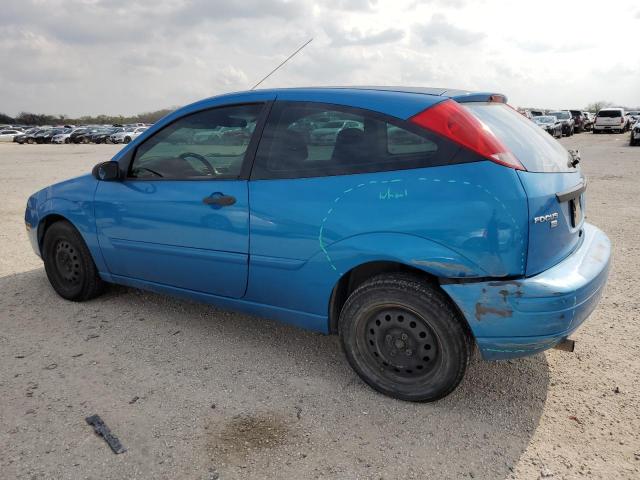 1FAFP31N27W196585 - 2007 FORD FOCUS ZX3 BLUE photo 2