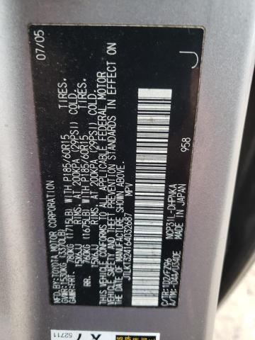 JTLKT324164032687 - 2006 TOYOTA SCION XB 银色 照片 12