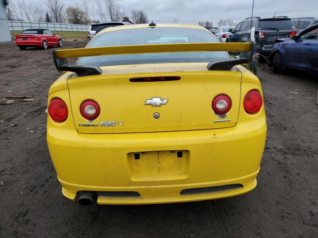 1G1AP14P557658000 - 2005 CHEVROLET COBALT SS YELLOW photo 6