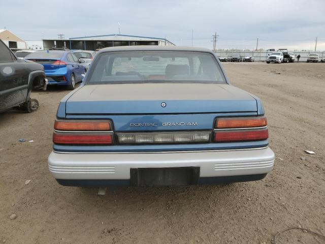 1G2NE14U6LC367633 - 1990 PONTIAC GRAND AM L BLUE photo 6