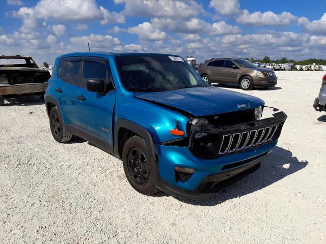 ZACNJAAB4KPK46004 - 2019 JEEP RENEGADE S TEAL photo 4