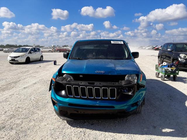 ZACNJAAB4KPK46004 - 2019 JEEP RENEGADE S TEAL photo 5