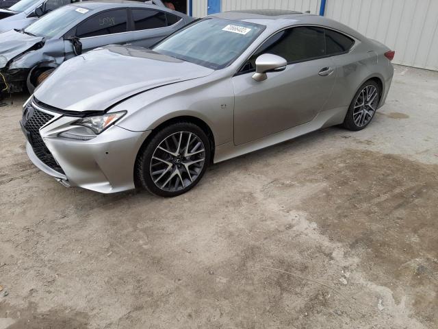 JTHHA5BC3H5006960 - 2017 LEXUS RC 200T GRAY photo 1