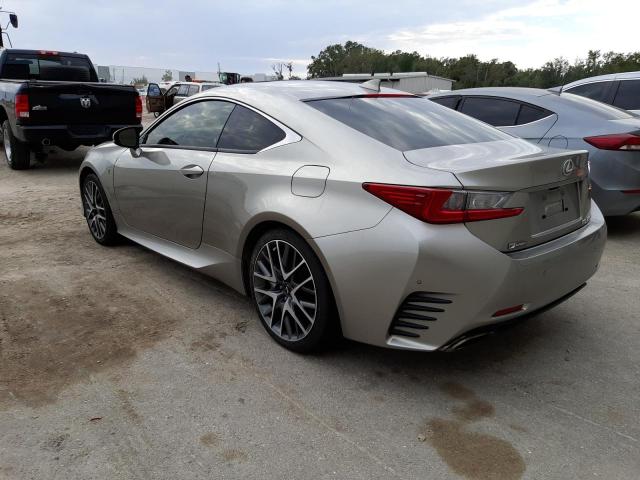 JTHHA5BC3H5006960 - 2017 LEXUS RC 200T GRAY photo 2