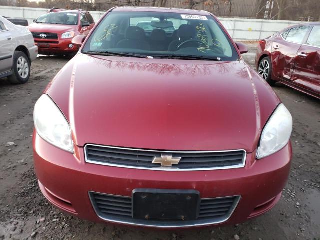 2G1WT58N879197037 - 2007 CHEVROLET IMPALA RED photo 5