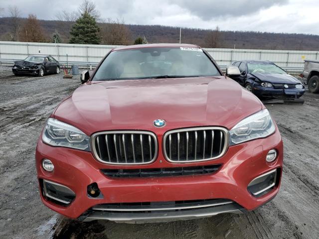 5UXKU6C37H0W38679 - 2017 BMW X6 XDRIVE5 RED photo 5