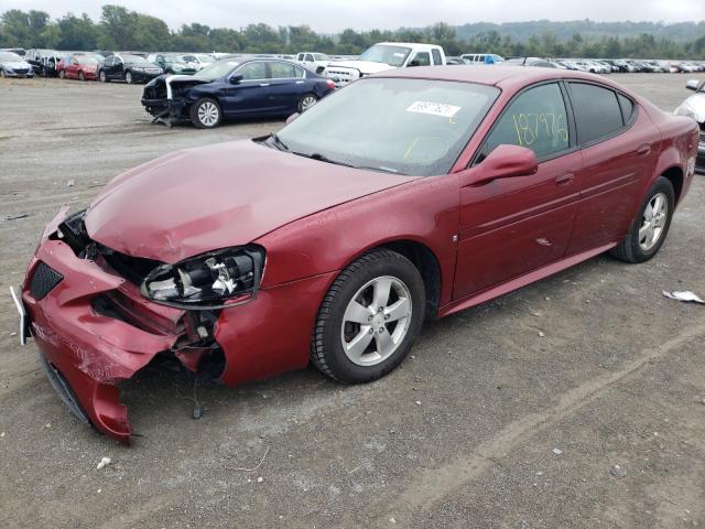 2G2WP552571170306 - 2007 PONTIAC GRAND PRIX BURGUNDY photo 2
