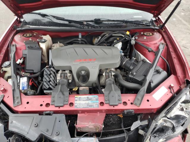 2G2WP552571170306 - 2007 PONTIAC GRAND PRIX BURGUNDY photo 7