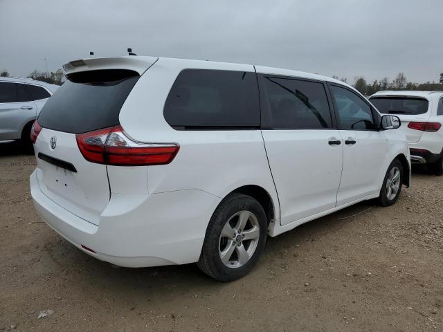 5TDZZ3DC8LS022591 - 2020 TOYOTA SIENNA L WHITE photo 3