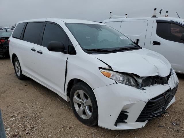 5TDZZ3DC8LS022591 - 2020 TOYOTA SIENNA L WHITE photo 4