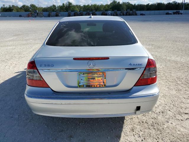 WDBUF87X78B288468 - 2008 MERCEDES-BENZ E 350 4MAT SILVER photo 6