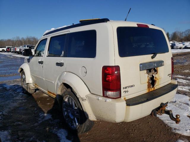 1D8GU58647W739597 - 2007 DODGE NITRO R/T WHITE photo 2