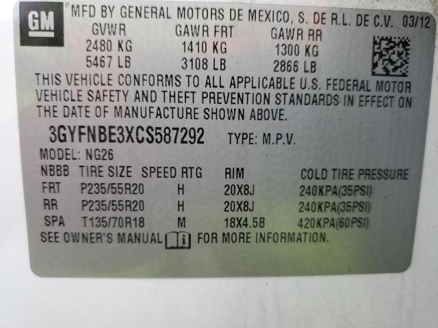 3GYFNBE3XCS****** - 2012 CADILLAC SRX PERFOR 白色 照片 14