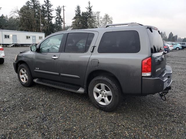 5N1AA08B56N700742 - 2006 NISSAN ARMADA SE GRAY photo 2