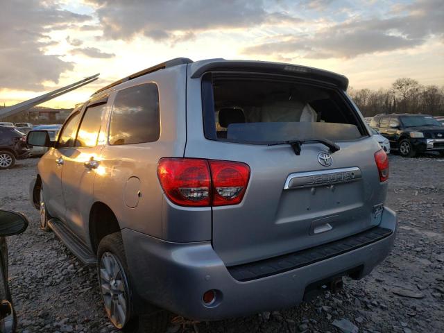 5TDDW5G11FS114848 - 2015 TOYOTA SEQUOIA PL SILVER photo 3