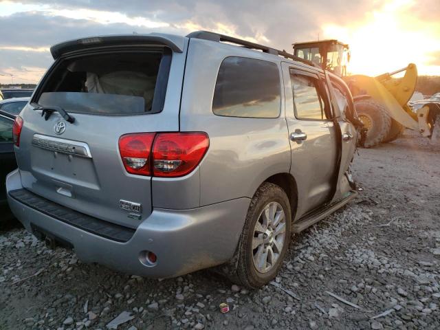 5TDDW5G11FS114848 - 2015 TOYOTA SEQUOIA PL SILVER photo 4