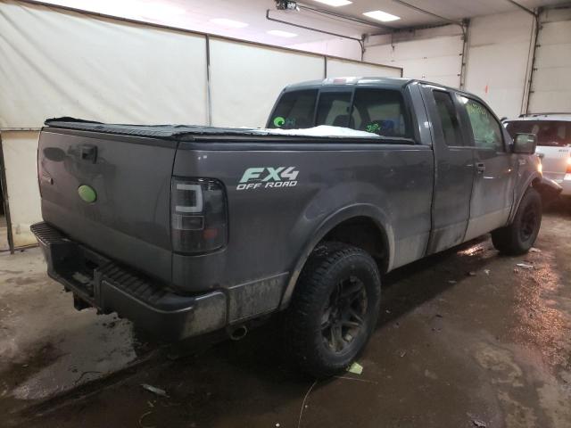 1FTPX14586FA15437 - 2006 FORD F150 GRAY photo 4