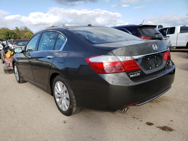 1HGCR3F89DA030813 - 2013 HONDA ACCORD EXL GRAY photo 2