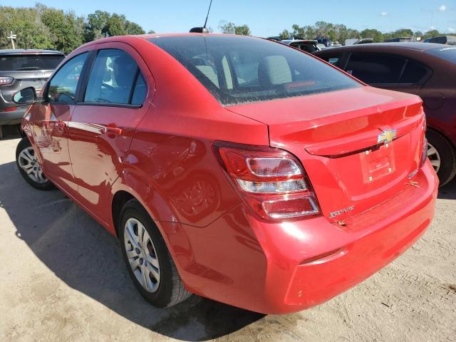 1G1JB5SH9J4100163 - 2018 CHEVROLET SONIC LS RED photo 2