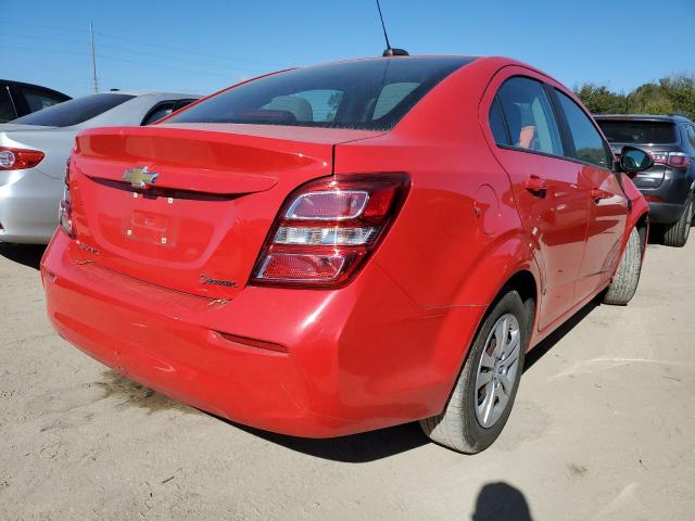 1G1JB5SH9J4100163 - 2018 CHEVROLET SONIC LS RED photo 3