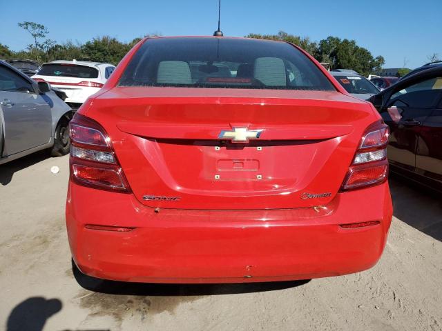 1G1JB5SH9J4100163 - 2018 CHEVROLET SONIC LS RED photo 6