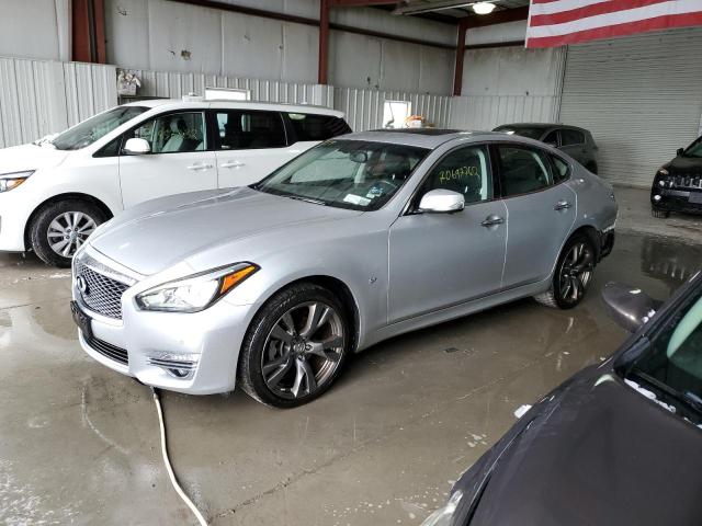 JN1BY1AR5KM585516 - 2019 INFINITI Q70 3.7 LU SILVER photo 1