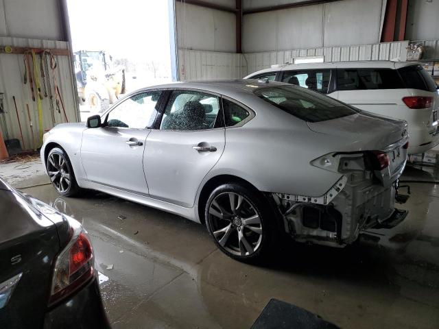 JN1BY1AR5KM585516 - 2019 INFINITI Q70 3.7 LU SILVER photo 2