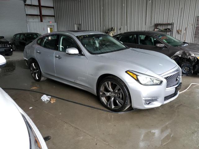 JN1BY1AR5KM585516 - 2019 INFINITI Q70 3.7 LU SILVER photo 4