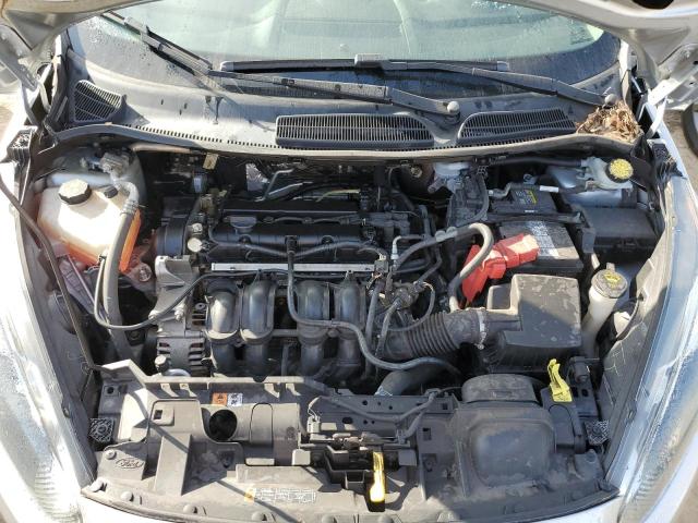 3FADP4BJ4KM128855 - 2019 FORD FIESTA SE SILVER photo 11