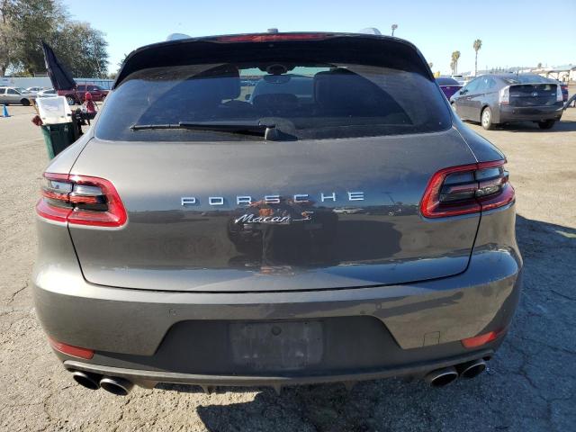 WP1AB2A58HLB17306 - 2017 PORSCHE MACAN S GRAY photo 6