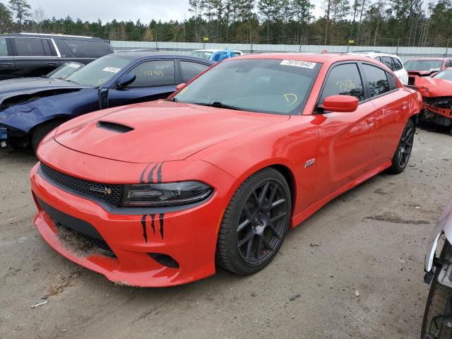 2C3CDXGJ5JH114974 - 2018 DODGE CHARGER R/ RED photo 1