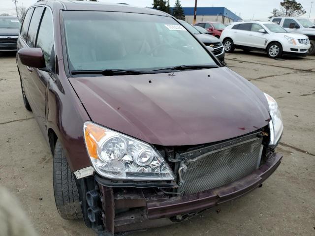 5FNRL38758B402191 - 2008 HONDA ODYSSEY EX BURGUNDY photo 5