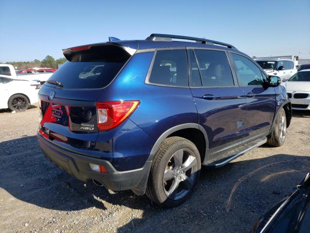 5FNYF8H96KB012418 - 2019 HONDA PASSPORT T BLUE photo 3