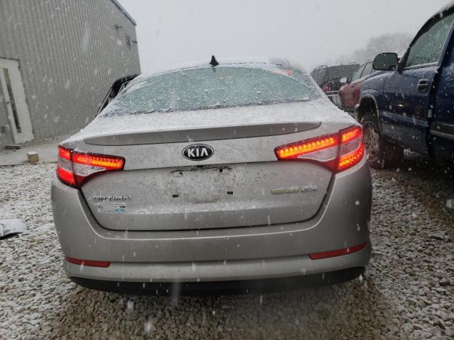 KNAGM4AD5D5040883 - 2013 KIA OPTIMA HYB SILVER photo 6