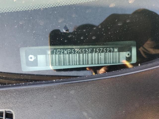 1G2WP52K53F157529 - 2003 PONTIAC GRAND PRIX გრაფიტი ფოტო 13