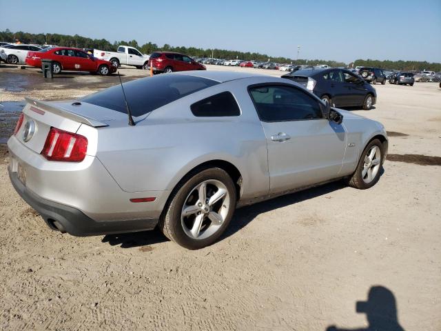 1ZVBP8CF8C5242588 - 2012 FORD MUSTANG GT SILVER photo 3