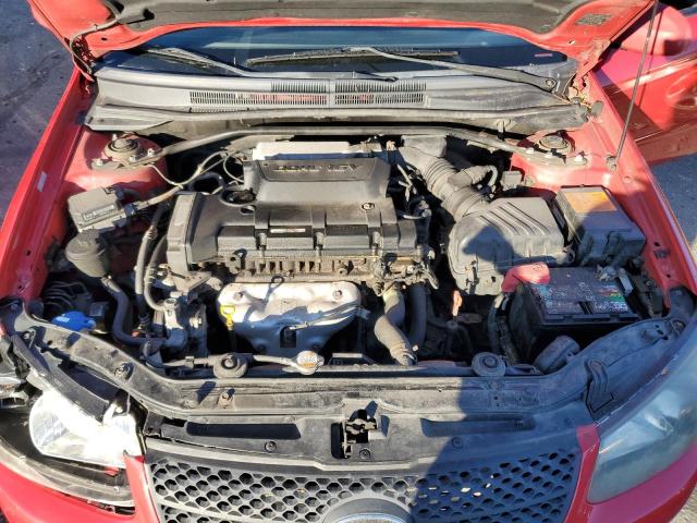 KNAFE162285016738 - 2008 KIA SPECTRA5 5 RED photo 11