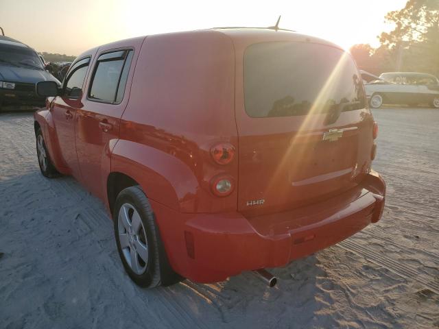 3GNDA13D28S594668 - 2008 CHEVROLET HHR LS 红色 照片 2