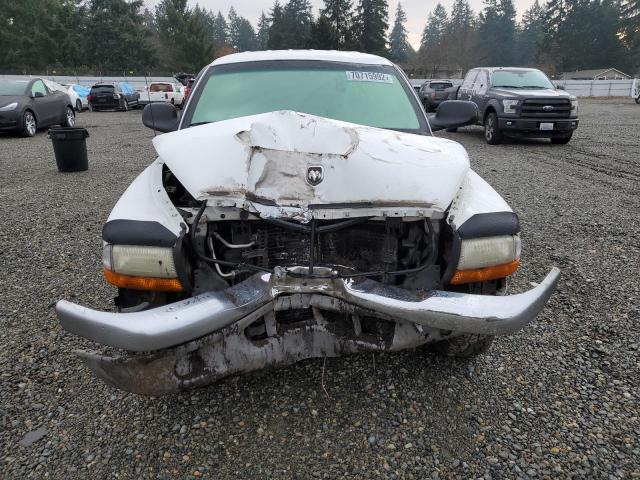 1B7HL2AN01S238193 - 2001 DODGE DAKOTA QUA WHITE photo 5