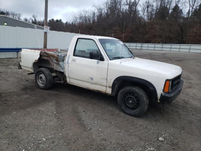 1B7FL16G1MS321082 - 1991 DODGE DAKOTA WHITE photo 4