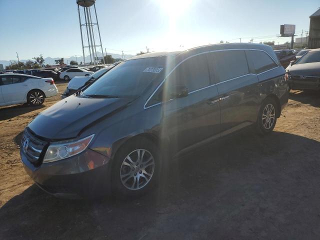 5FNRL5H66CB129208 - 2012 HONDA ODYSSEY EX GRAY photo 1