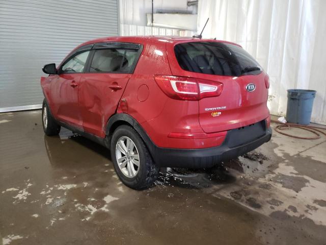 KNDPBCA2XB7110901 - 2011 KIA SPORTAGE L RED photo 2