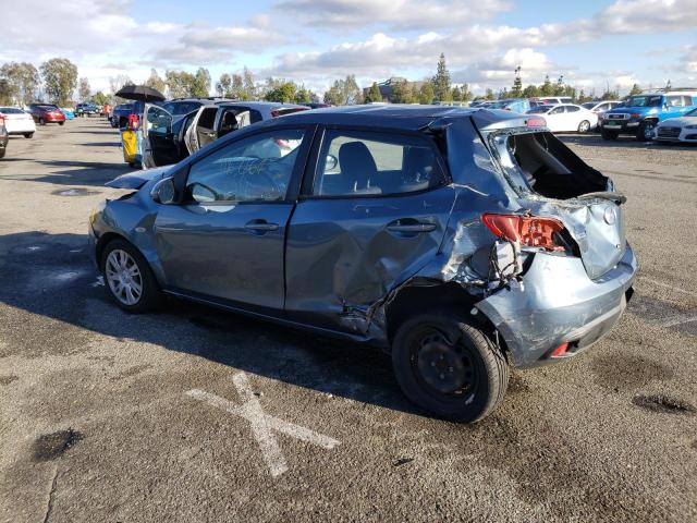 JM1DE1KZXE0186688 - 2014 MAZDA MAZDA2 SPO BLUE photo 2