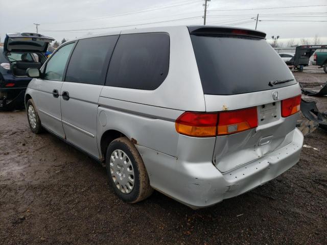 2HKRL18592H577152 - 2002 HONDA ODYSSEY LX SILVER photo 3