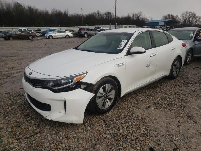 KNAGT4LC3H5007765 - 2017 KIA OPTIMA HYB WHITE photo 1