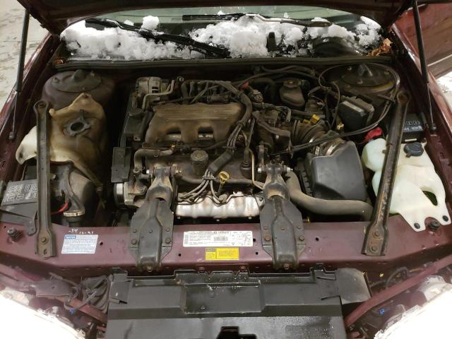 2G1WL52M3V9221841 - 1997 CHEVROLET LUMINA BAS 栗色 照片 11