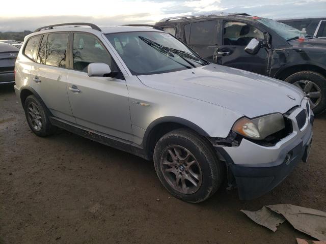 WBXPA73474WB24908 - 2004 BMW X3 2.5I SILVER photo 4