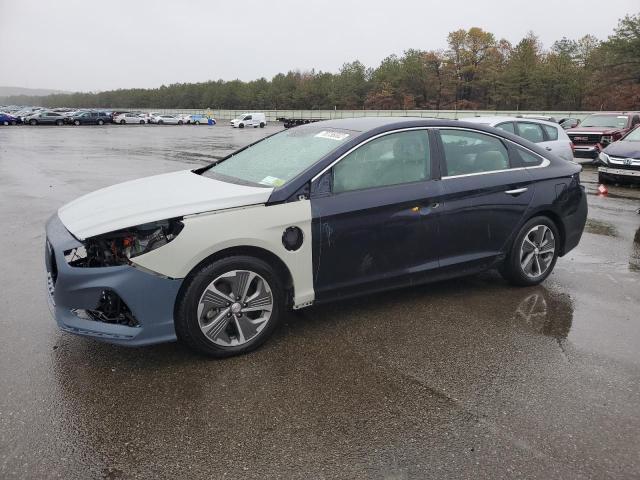 KMHE14L22KA****** - 2019 HYUNDAI SONATA PLU BLUE photo 1