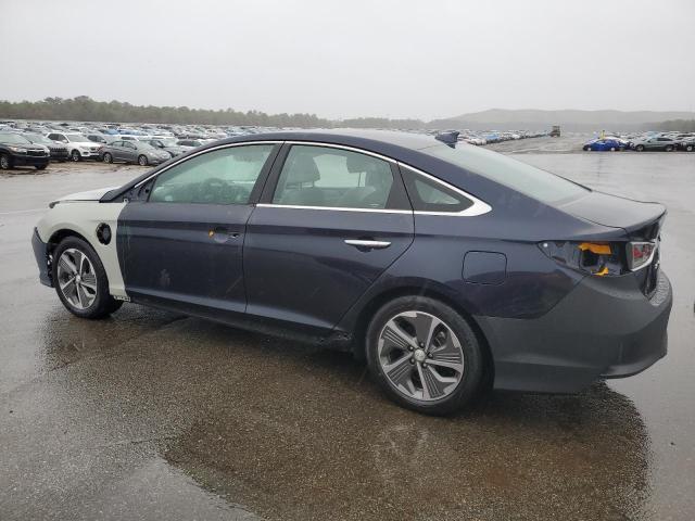 KMHE14L22KA****** - 2019 HYUNDAI SONATA PLU BLUE photo 2