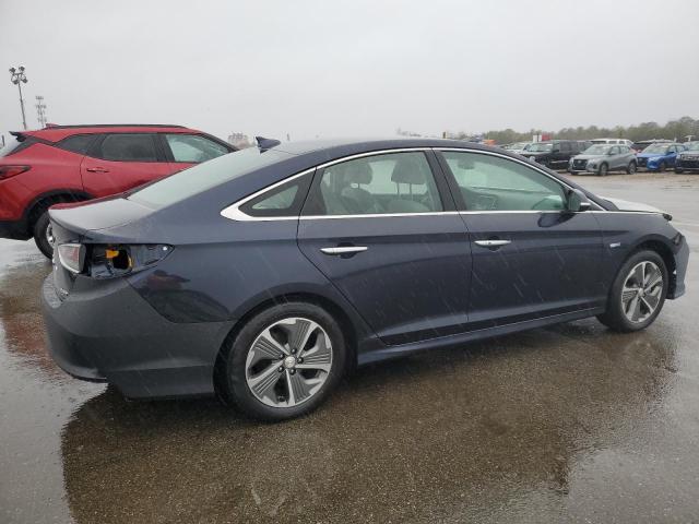 KMHE14L22KA****** - 2019 HYUNDAI SONATA PLU BLUE photo 3